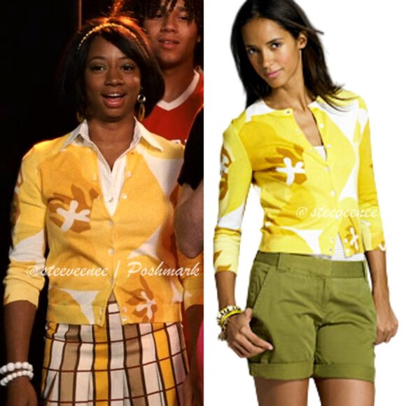J. Crew Pattern Cardigan ASO Taylor High School Musical 3 - Picture 2 of 10